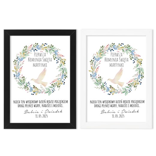 ramka na komunię