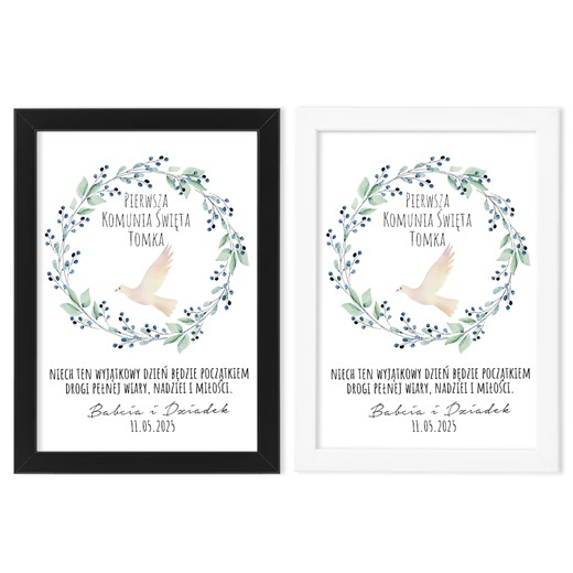 ramka na komunię