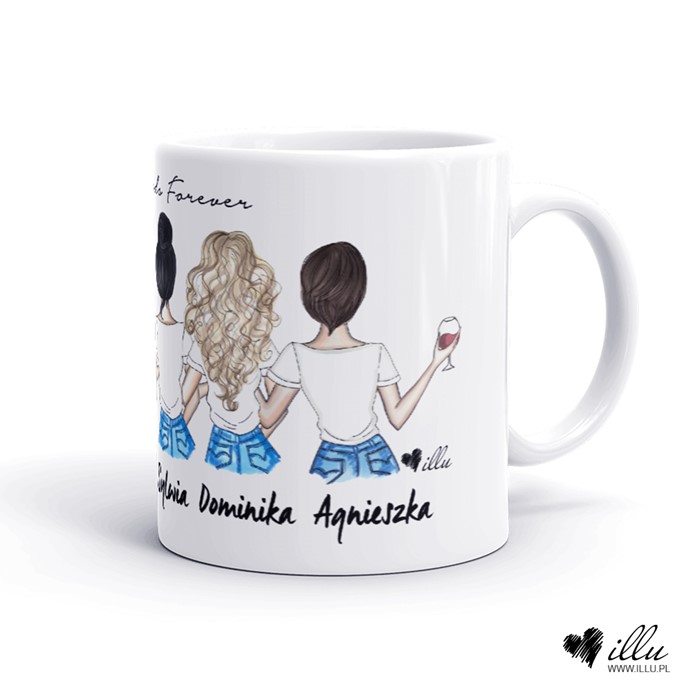 Kubek dla przyjaciółki lub siostry - 6 osób